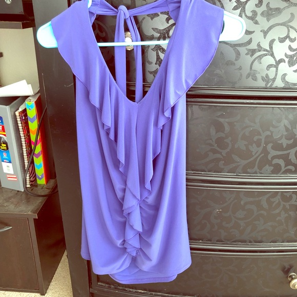 Cato Tops - Purple halter top